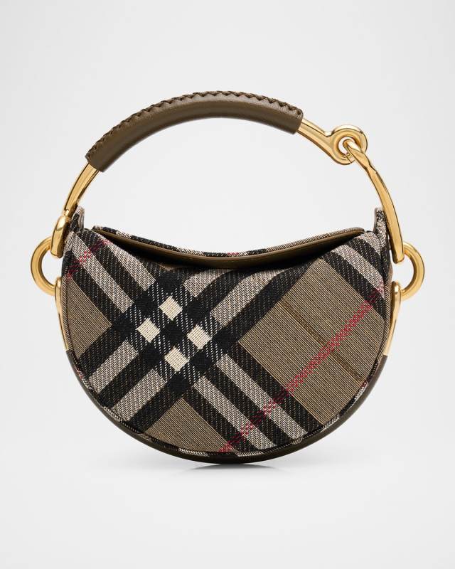 Bridle Jacquard Check Crossbody Bag